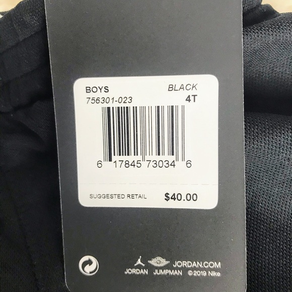 NWT Black Jordan Jumpman Blocked Diamond Short - Picture 9 of 10